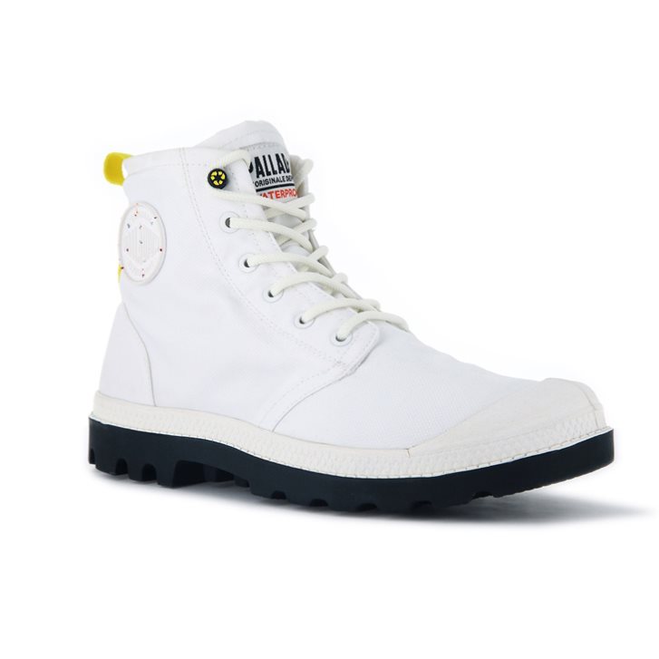 Palladium Pampa Recycle αδιαβροχα+ 2 Boots γυναικεια ασπρα | DOZX03658