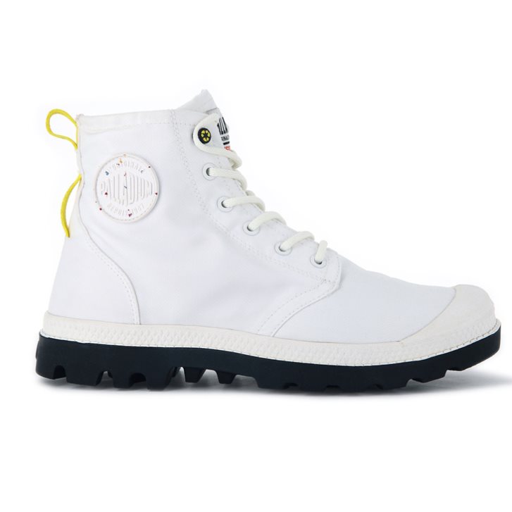 Palladium Pampa Recycle αδιαβροχα+ 2 Boots γυναικεια ασπρα | DOZX03658