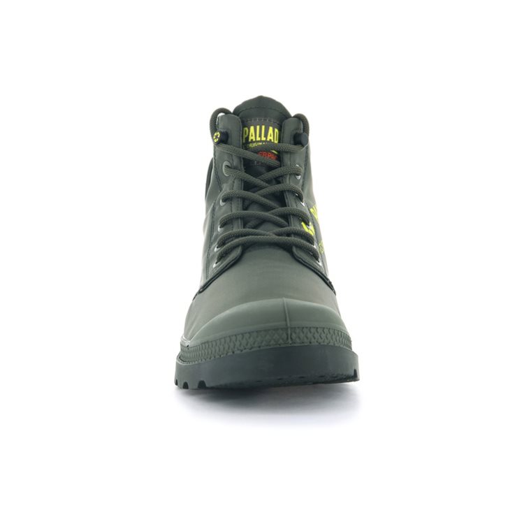 Palladium Pampa Recycle αδιαβροχα+ 2 Boots γυναικεια Ελιά | PMTK42061