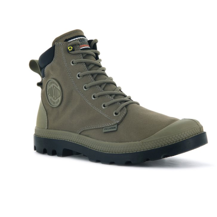 Palladium Pampa SC Recycle WP+N Boots γυναικεια Ελιά | KPZO43927