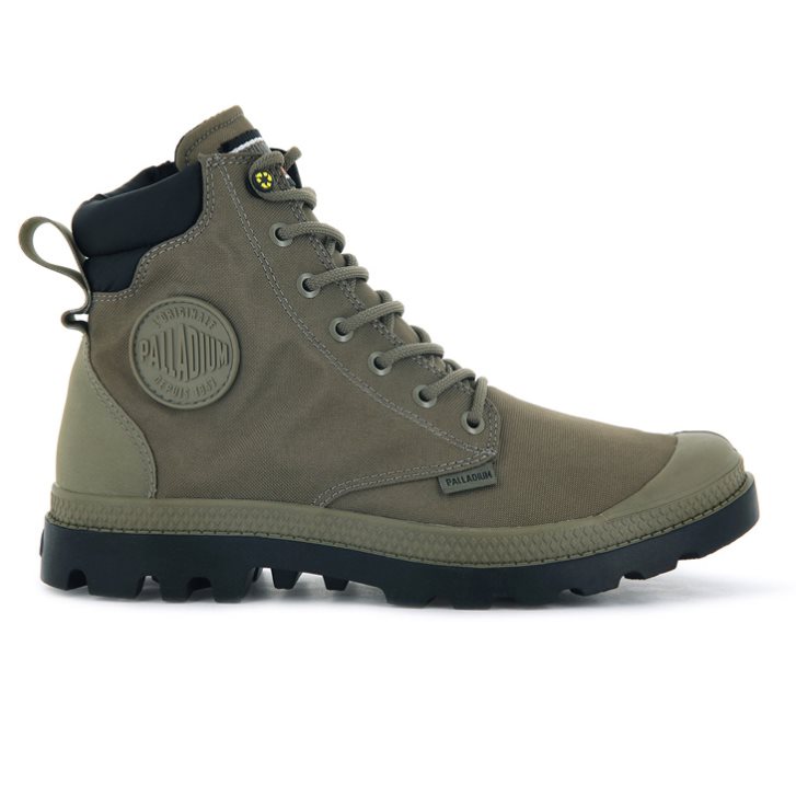 Palladium Pampa SC Recycle WP+N Boots γυναικεια Ελιά | KPZO43927