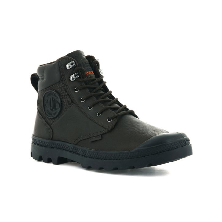 Palladium Pampa Shield WP+ LTH Boots γυναικεια μαυρα | SAFC49182