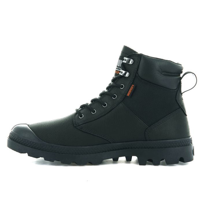 Palladium Pampa Shield WP+ LTH Boots γυναικεια μαυρα | XGOT20715