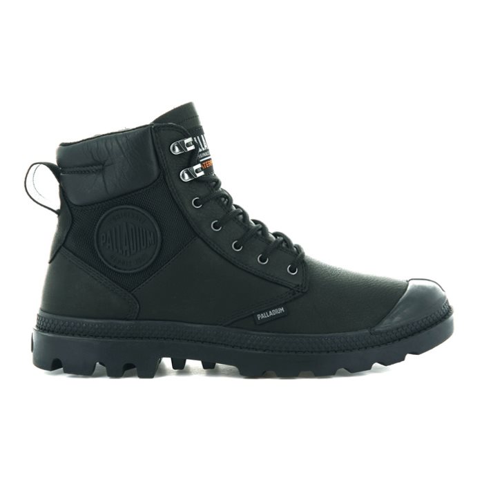 Palladium Pampa Shield WP+ LTH Boots γυναικεια μαυρα | XGOT20715