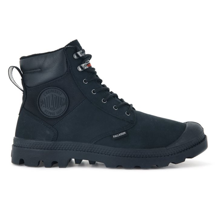 Palladium Pampa Shield WP+ LUX Boots γυναικεια μαυρα | DUMH61894