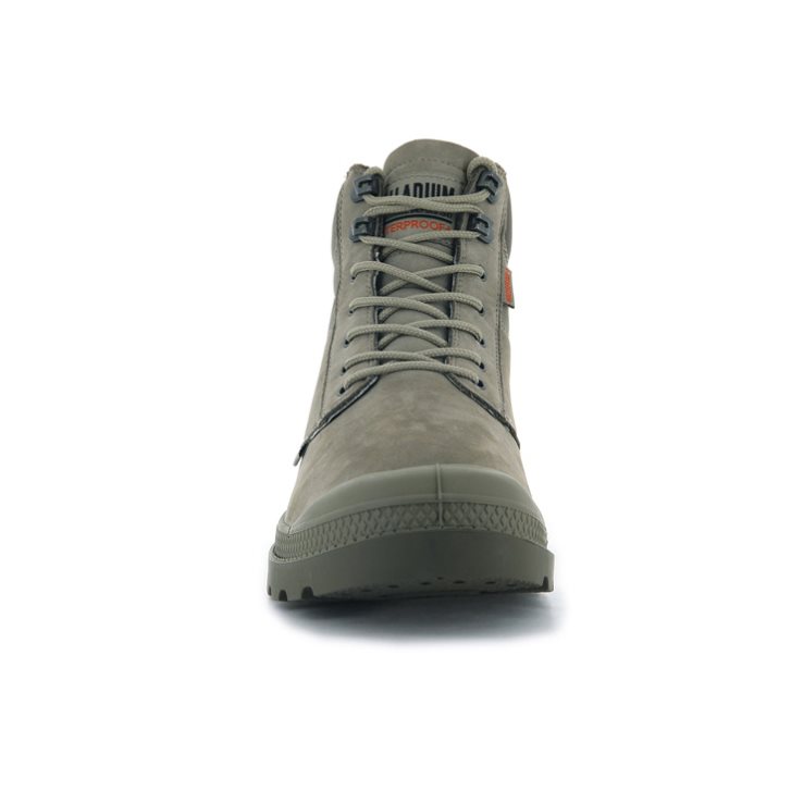 Palladium Pampa Shield WP+ LUX Boots γυναικεια Ελιά | EHPI68190