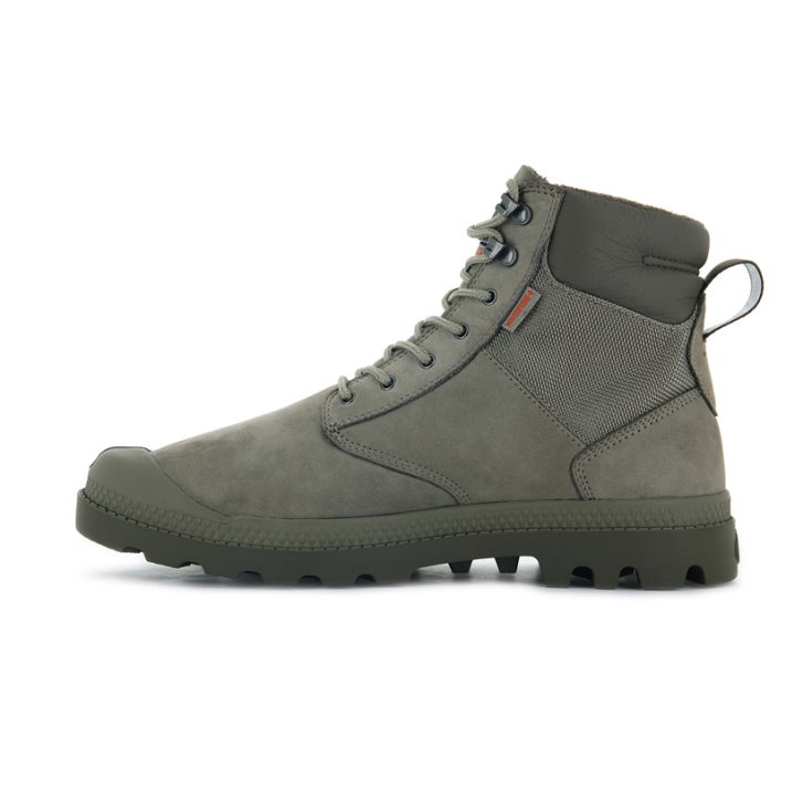 Palladium Pampa Shield WP+ LUX Boots γυναικεια Ελιά | EHPI68190