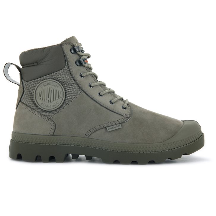 Palladium Pampa Shield WP+ LUX Boots γυναικεια Ελιά | EHPI68190