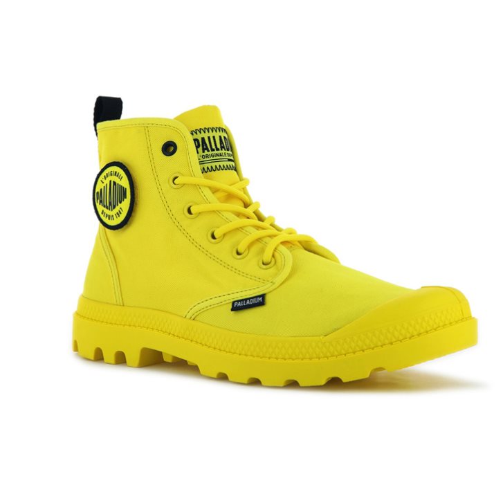 Palladium Pampa Smiley Change Boots γυναικεια κίτρινα | OQNR81637