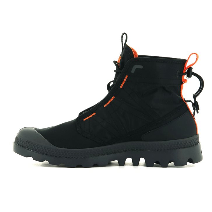 Palladium Pampa Travel Lite Boots γυναικεια μαυρα | UMZJ79326