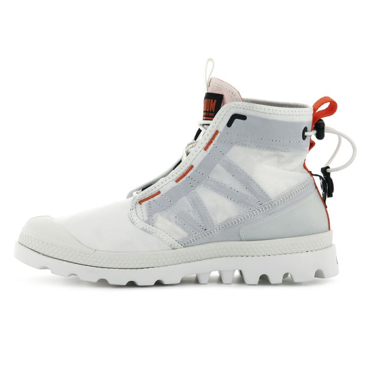 Palladium Pampa Travel Lite Boots γυναικεια ασπρα | VXAQ49701