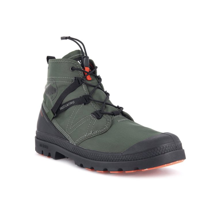 Palladium Pampa Travel Lite+ αδιαβροχα Boots γυναικεια Ελιά | JLEU82473