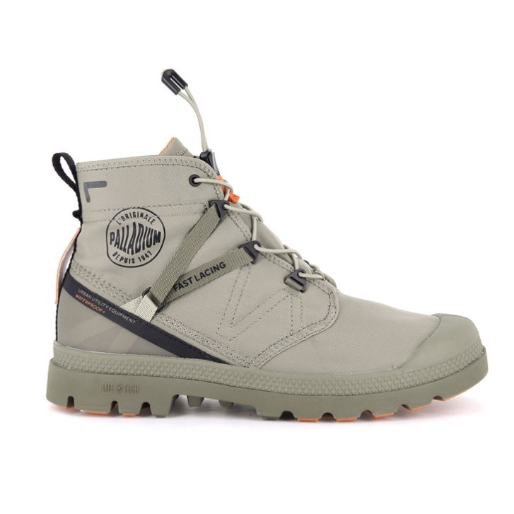 Palladium Pampa Travel Lite+ αδιαβροχα Boots γυναικεια Ελιά | WEPC50674