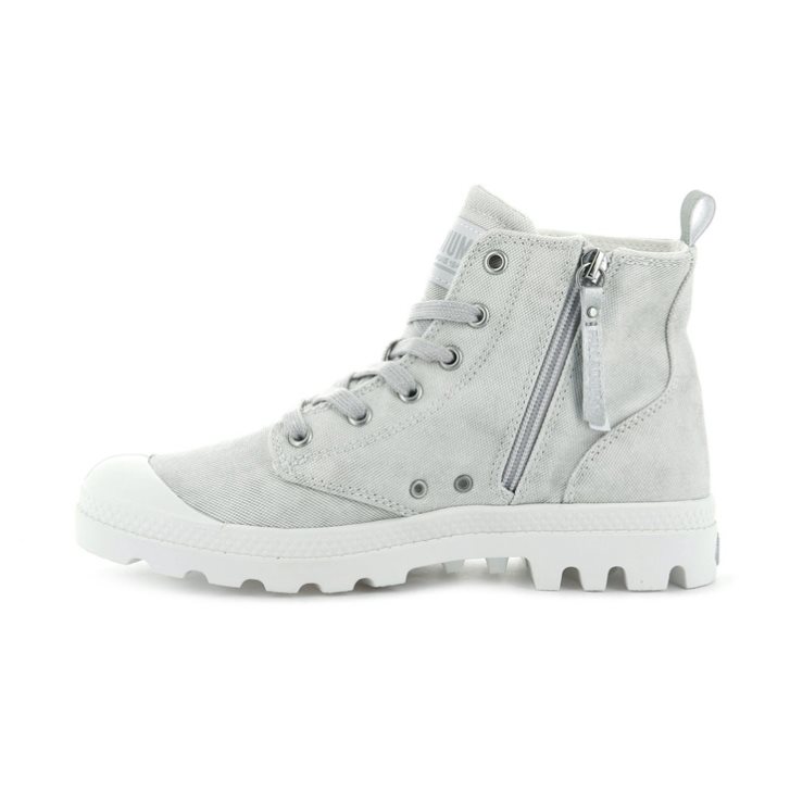 Palladium Pampa Zip Desertwash Boots γυναικεια ανοιχτο γκρι | KAOF32468