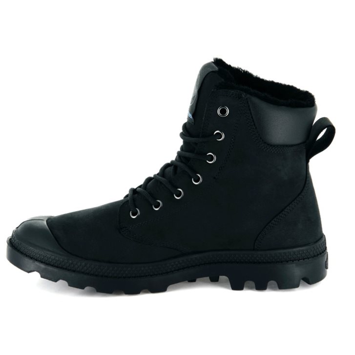 Palladium Pampa Αθλητικά Cuff WPS Boots γυναικεια μαυρα | HTCL83427