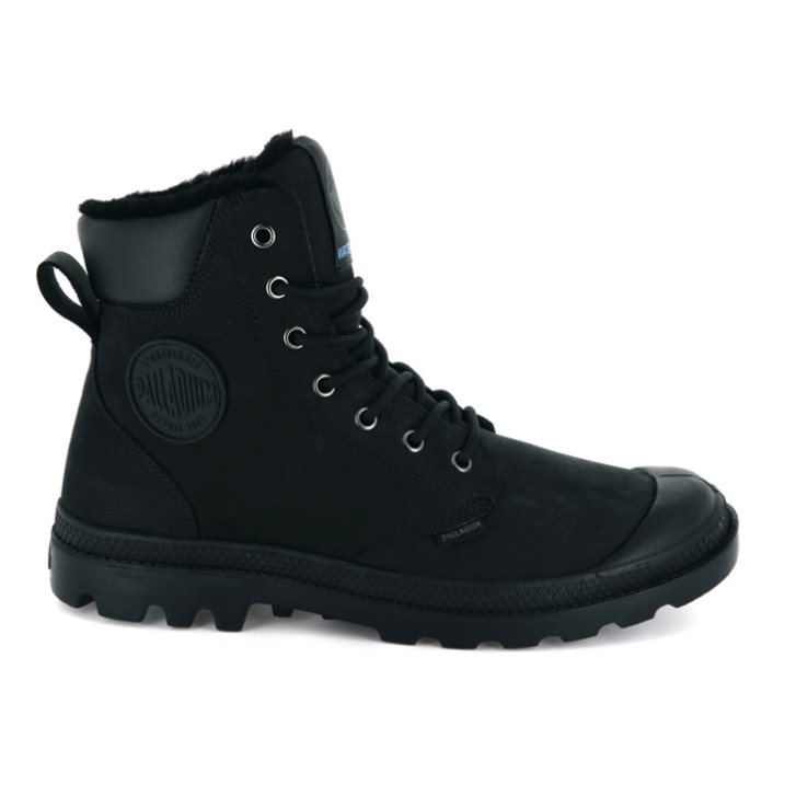 Palladium Pampa Αθλητικά Cuff WPS Boots γυναικεια μαυρα | HTCL83427