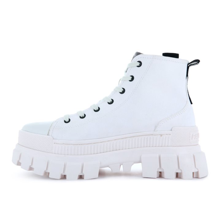 Palladium Revolt Hi TX Platform Shoes γυναικεια ασπρα | CFYB52389