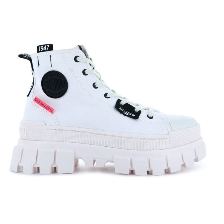 Palladium Revolt Hi TX Platform Shoes γυναικεια ασπρα | CFYB52389