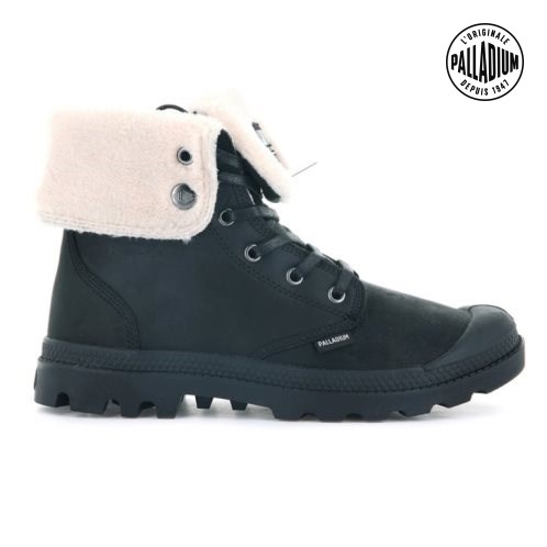 Palladium Baggy Leather ESS WPS Boots γυναικεια μαυρα | MNWB37840