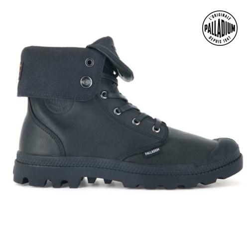 Palladium Baggy Leather ESS WP Boots γυναικεια μαυρα | MIYE02145