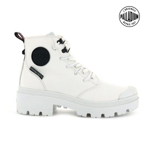 Palladium Pallabase Metro Boots γυναικεια ασπρα | QXGS25461