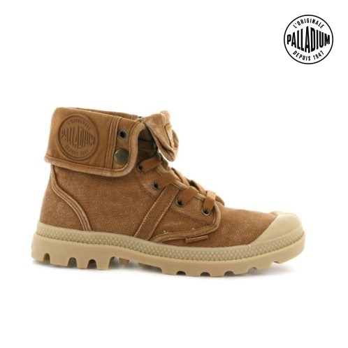 Palladium Pallabrousse Baggy Boots γυναικεια καφε | UCYJ60834