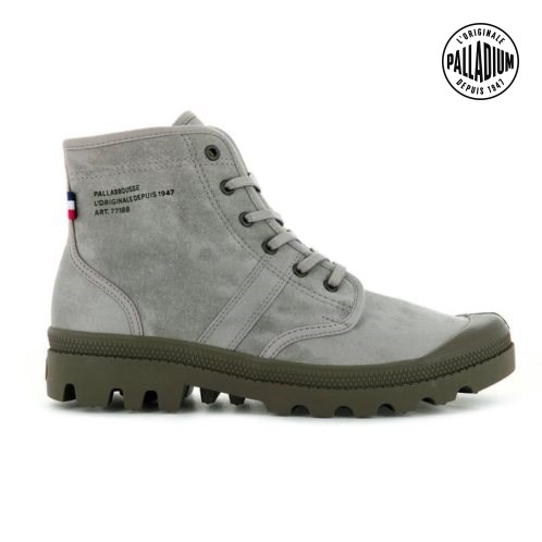 Palladium Pallabrousse Legion WAX Boots γυναικεια γκρι | VJIQ57623