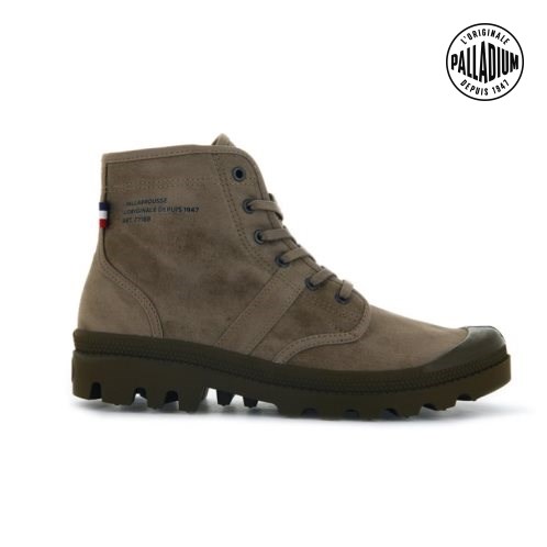 Palladium Pallabrousse Legion WAX Boots γυναικεια καφε | VYGJ53471