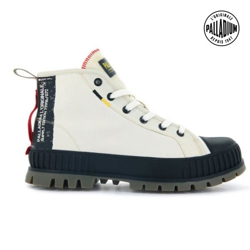 Palladium Pallashock Supply Hi Boots γυναικεια ασπρα | CHTG15079