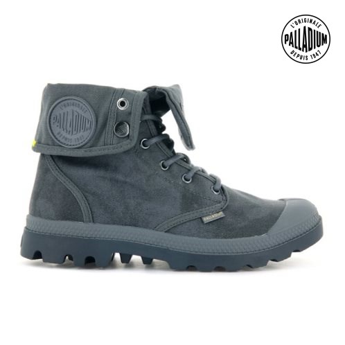 Palladium Pampa Baggy WAX Boots γυναικεια σκούρο γκρι | YKLT45902