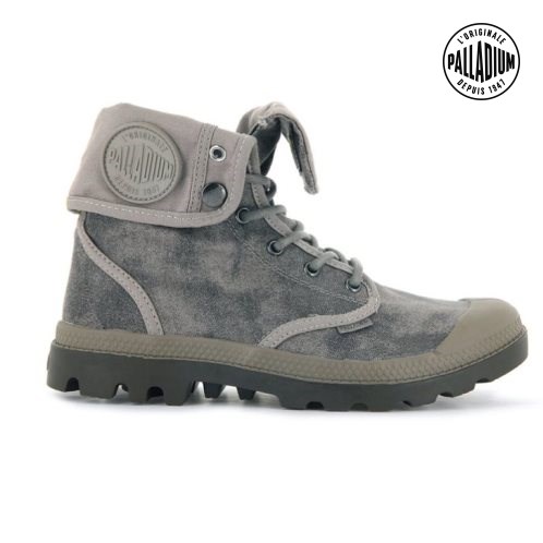 Palladium Pampa Baggy WAX Boots γυναικεια γκρι | ZPBL05763