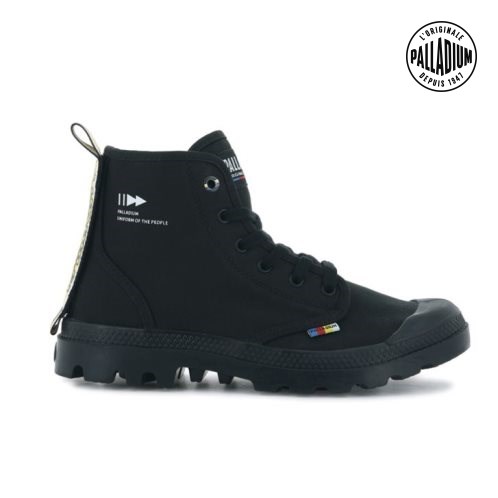 Palladium Pampa Dare Exchange Boots γυναικεια μαυρα | SDMX43526