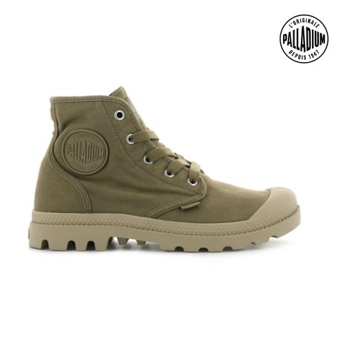 Palladium Pampa Hi Boots γυναικεια Ελιά | GLZJ43059