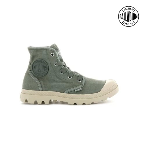 Palladium Pampa Hi Boots γυναικεια Ελιά | PFVH94768