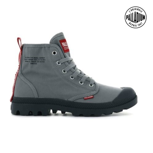 Palladium Pampa Hi Dare Boots γυναικεια γκρι | AJTK87423