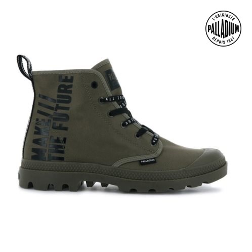 Palladium Pampa Hi Future Boots γυναικεια Ελιά | GWBX80563