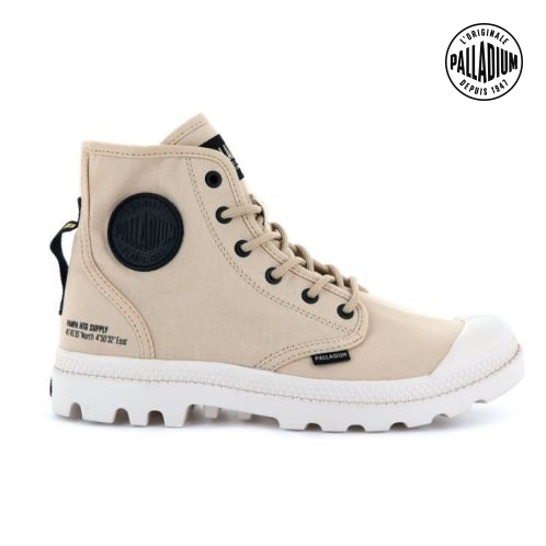 Palladium Pampa Hi Htg Supply Boots γυναικεια Μπεζ | PVDQ97541