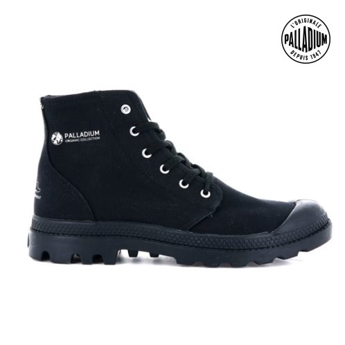 Palladium Pampa Hi Organic II Boots γυναικεια μαυρα | FIMW18792