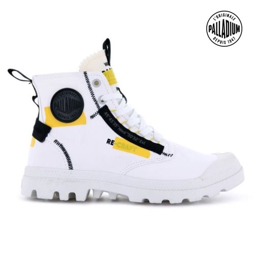 Palladium Pampa Hi Re-craft Boots γυναικεια ασπρα | HPIJ40832