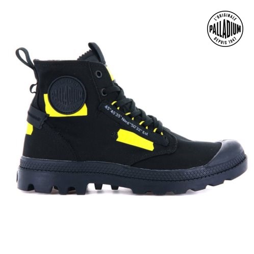 Palladium Pampa Hi Re-craft Boots γυναικεια μαυρα | ZPWF91762