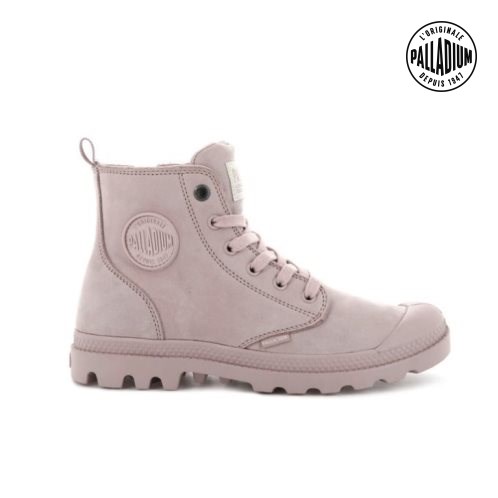 Palladium Pampa Hi Zip Nubuck Boots γυναικεια ροζ | NTGW29065