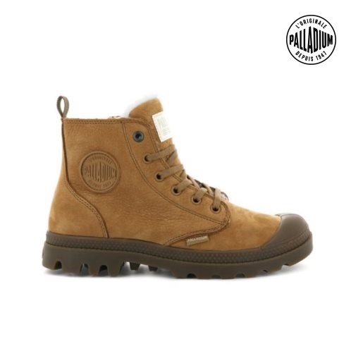 Palladium Pampa Hi Zip WL Boots γυναικεια καφε | JMPU48670