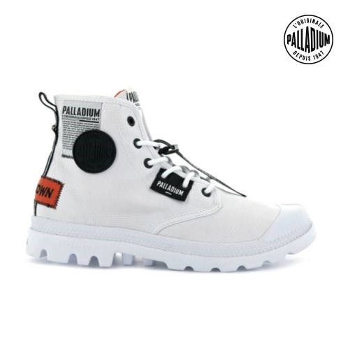 Palladium Pampa Lite Overlab Boots γυναικεια ασπρα | VTAW07398