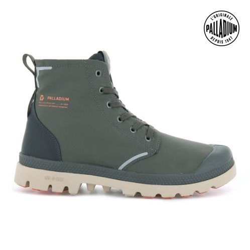 Palladium Pampa Lite+ Recycle WP+ Boots γυναικεια Ελιά | DJPI47296