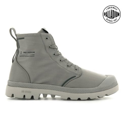 Palladium Pampa Lite+ Recycle WP+ Boots γυναικεια γκρι | JYUF51984