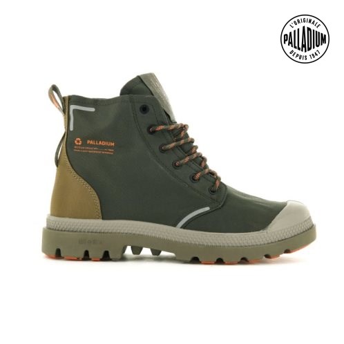 Palladium Pampa Lite+ Recycle WP+ Boots γυναικεια Ελιά | OEIS17396