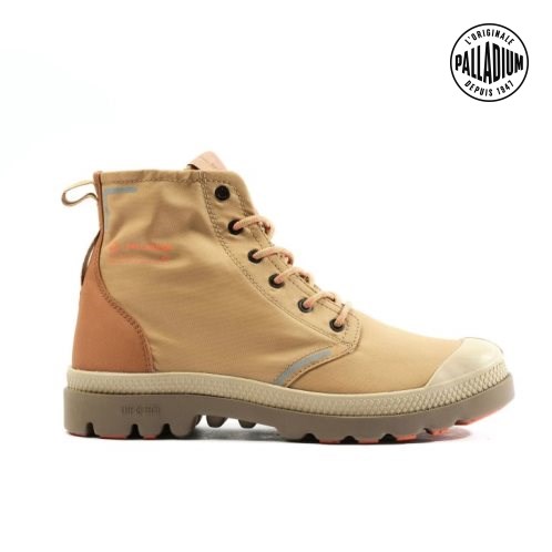 Palladium Pampa Lite+ Recycle WP+ Boots γυναικεια καφε | QTHN37682