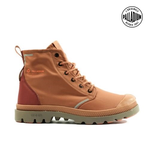 Palladium Pampa Lite+ Recycle WP+ Boots γυναικεια καφε | URFX60495