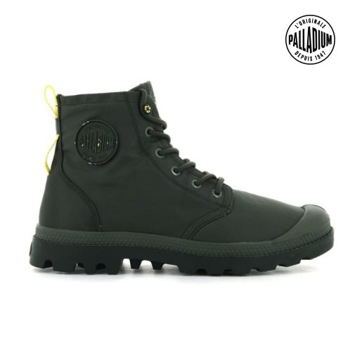 Palladium Pampa Recycle αδιαβροχα+ 2 Boots γυναικεια Ελιά | PMTK42061