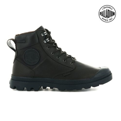 Palladium Pampa Shield WP+ LTH Boots γυναικεια μαυρα | SAFC49182